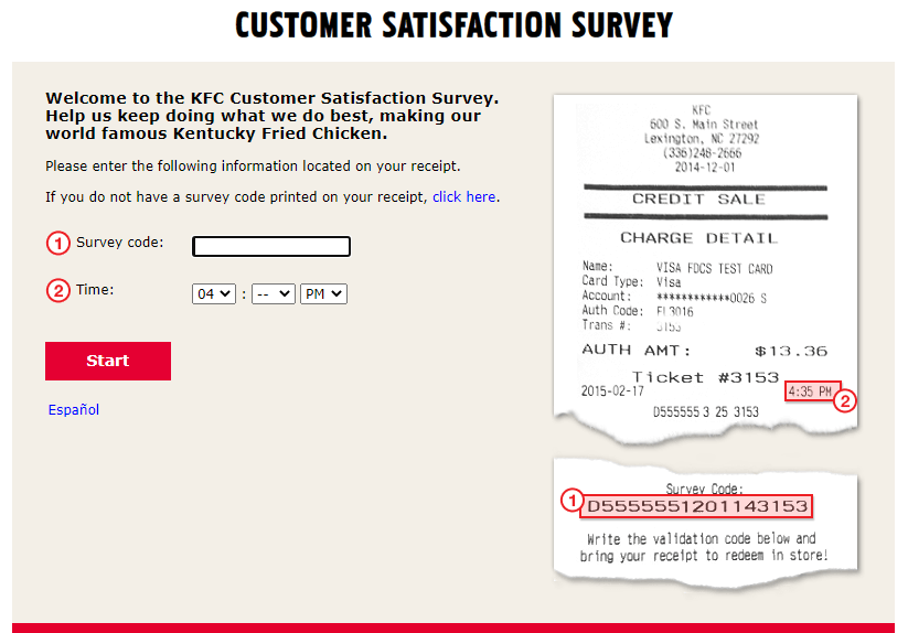 www.mykfcexperience.com survey