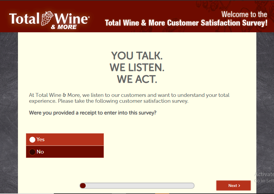www.telltotalwine.com survey