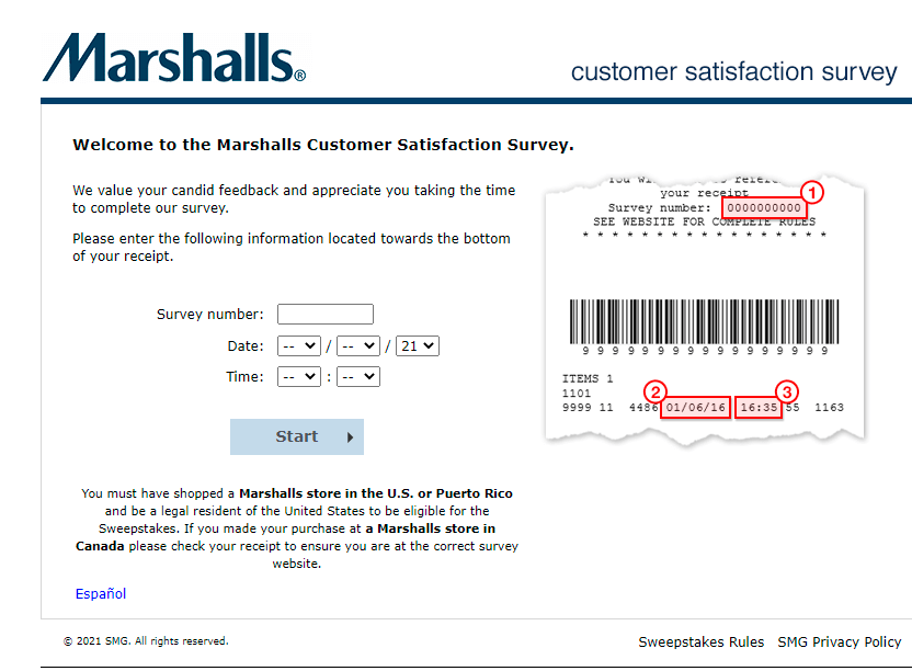 marshallfeedback survey