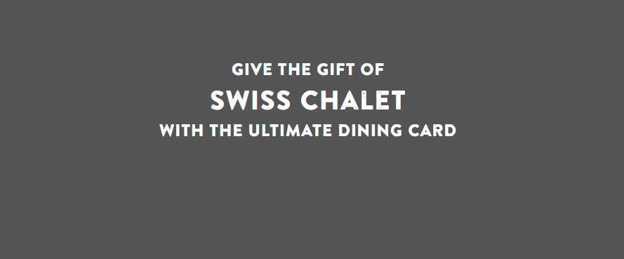 swiss chalet gift card