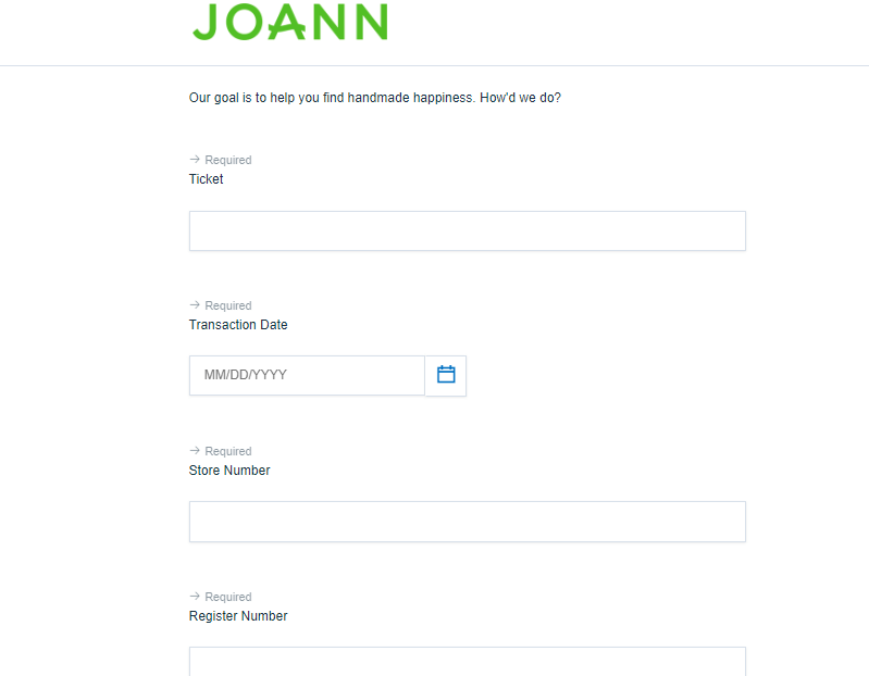 joann fabrics survey