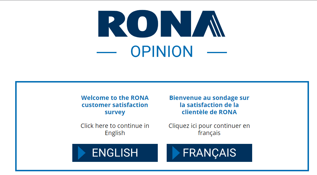 Rona customer satisfaction survey