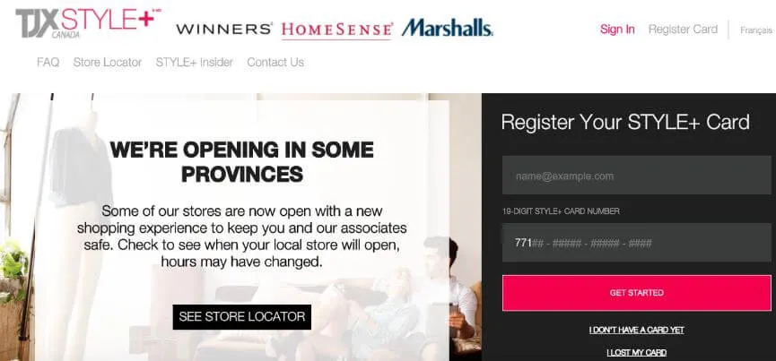 tjxstyleplus homepage