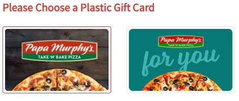 papa murphy gift card