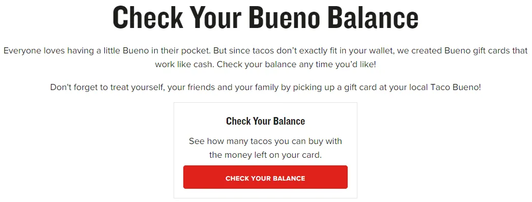 bueno survey- giift card