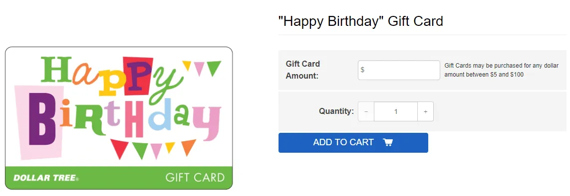 Dollartreefeedback- gift card 