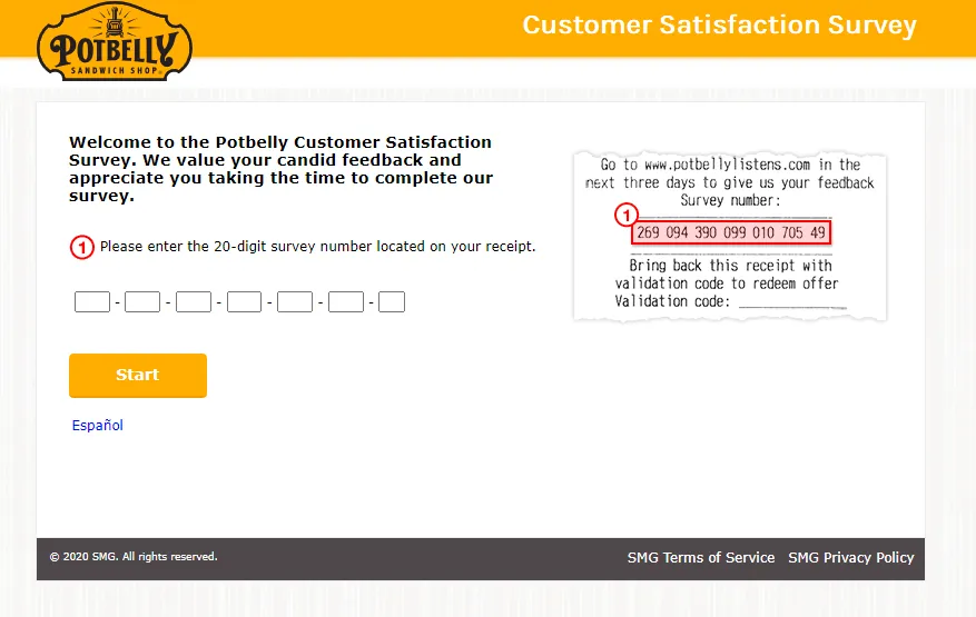 potbelly listens survey