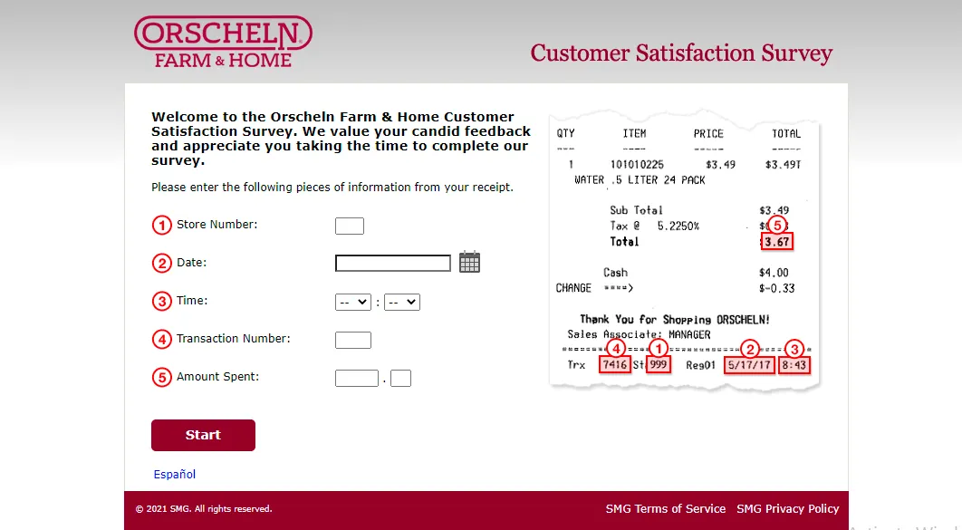 tellofh.smg com survey
