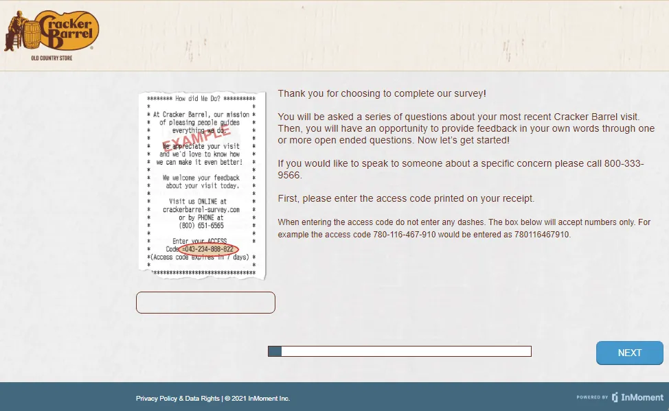 cracker barrel listens