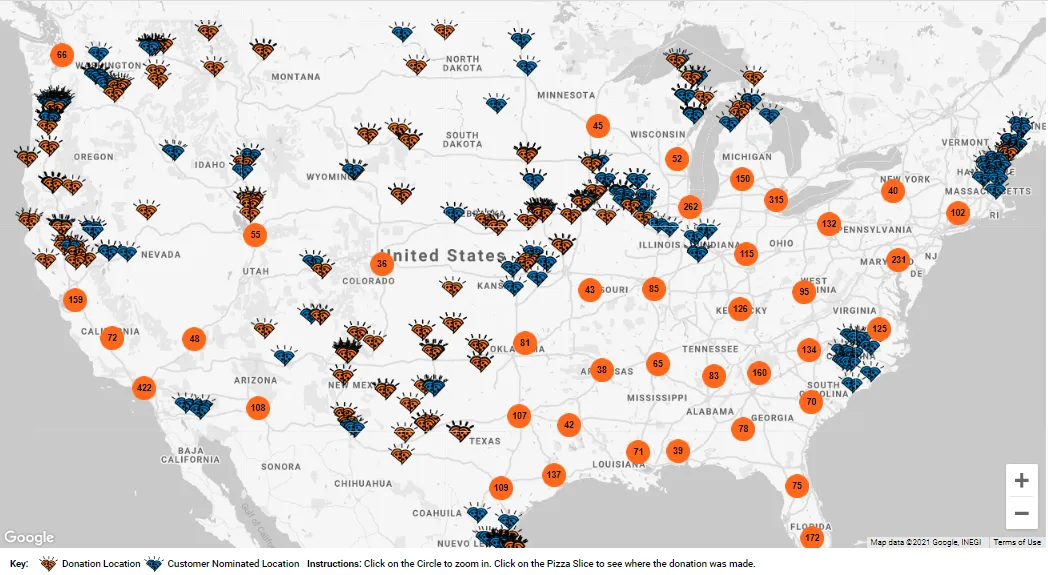 little Caesars donations