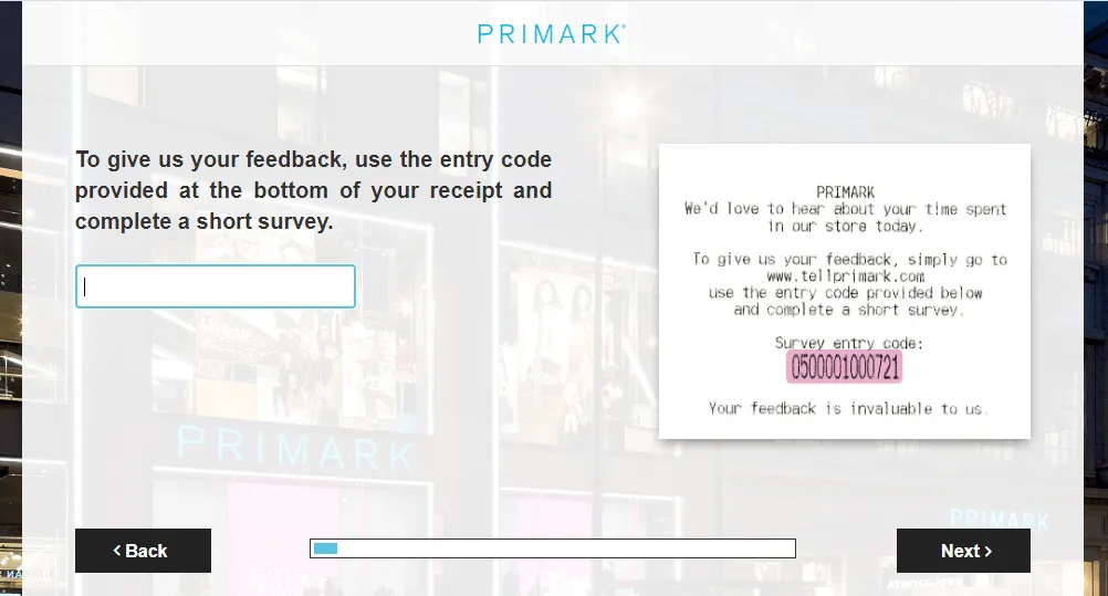 TellPrimark Survey