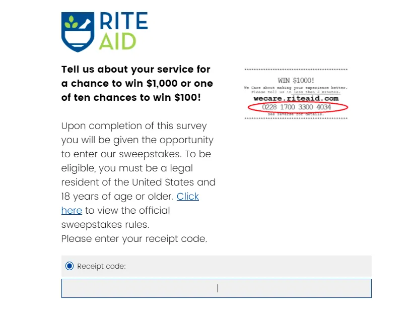 rite aid survey