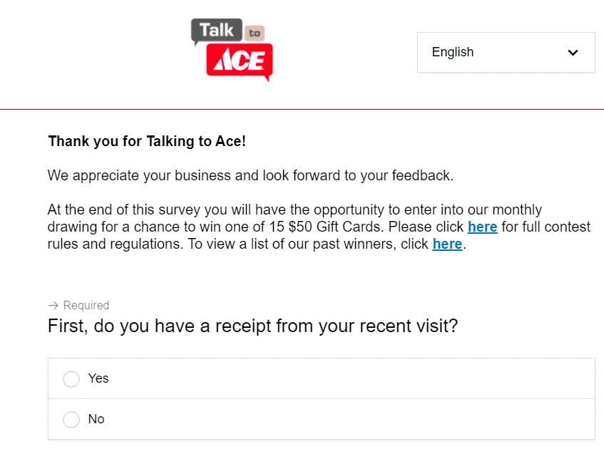 talktoace survey