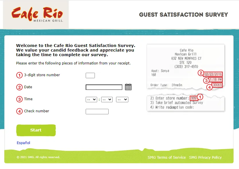 caferiolistens survey