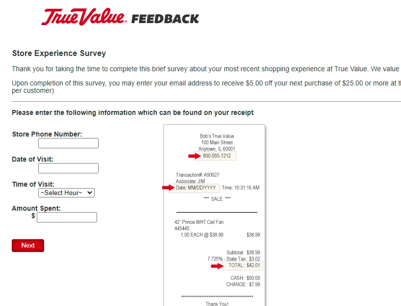 true value feedback