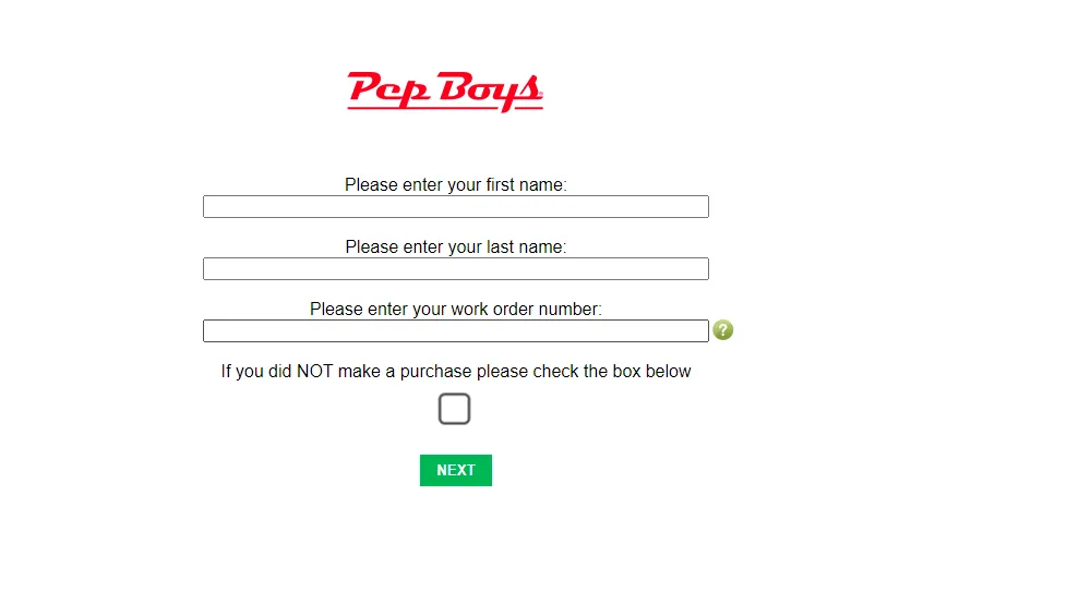 pep boys survey sweepstakes