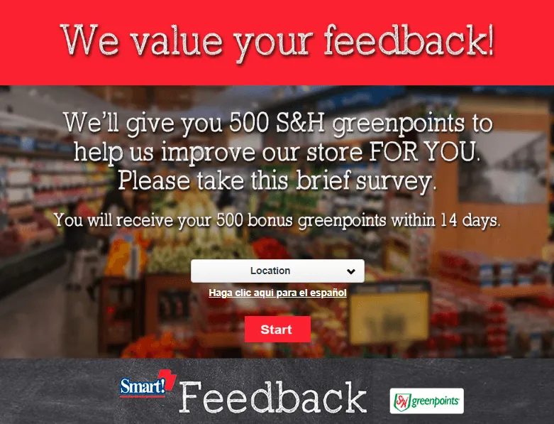 foodtown feedback survey